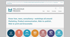 Desktop Screenshot of melaschuk-medien.de