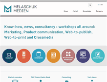 Tablet Screenshot of melaschuk-medien.de